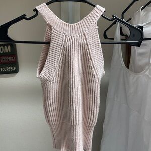 Brandy Melville pink knit top